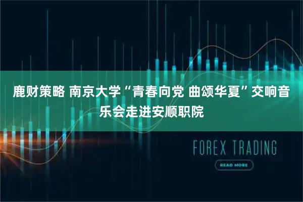 鹿财策略 南京大学“青春向党 曲颂华夏”交响音乐会走进安顺职院